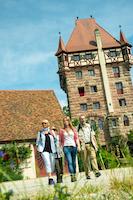 Wandern auf Burg Abenberg